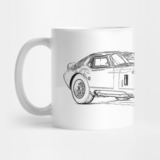 Shelby Daytona Wireframe Mug